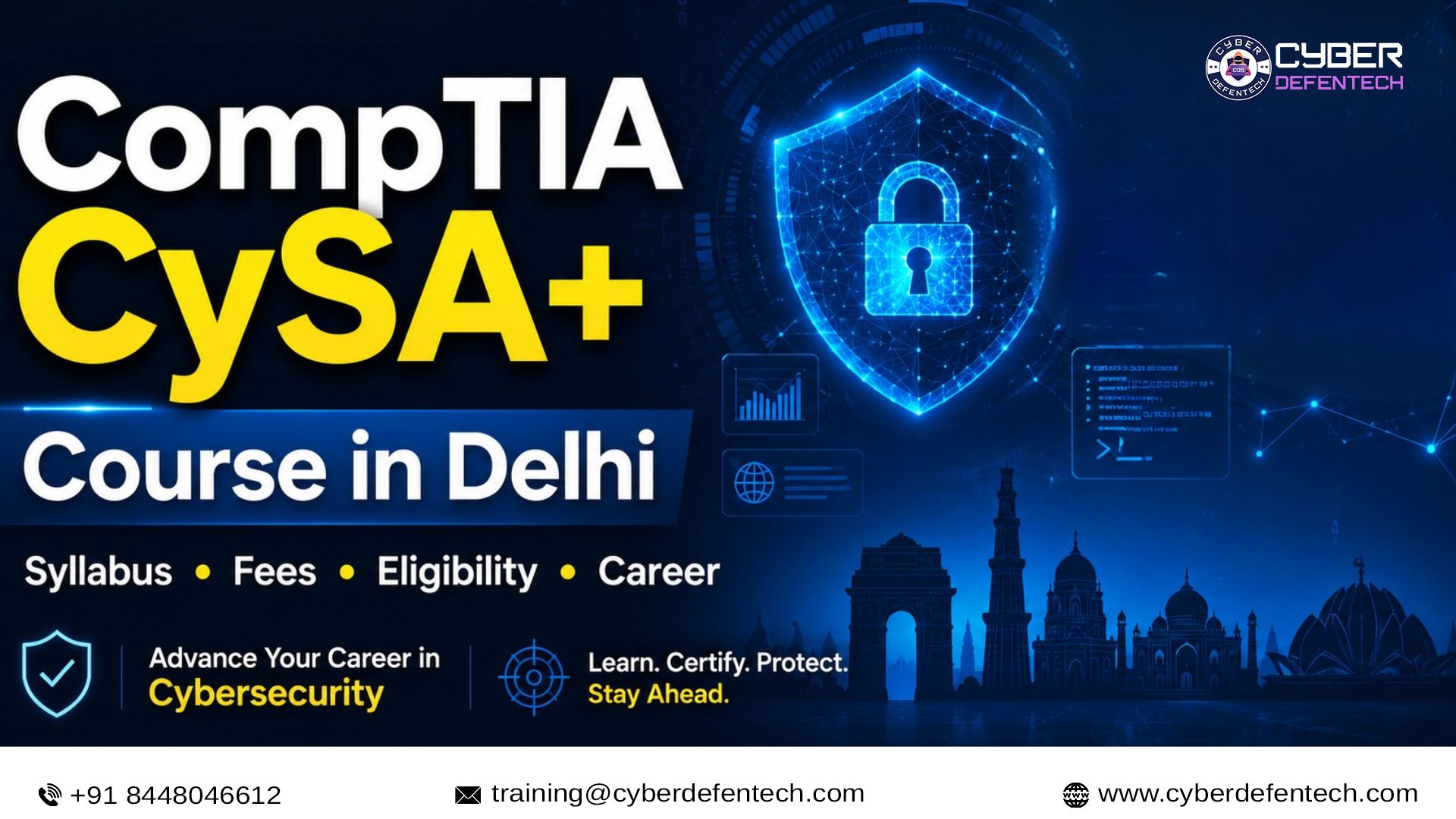 CompTIA CySA+ Course in Delhi 2026