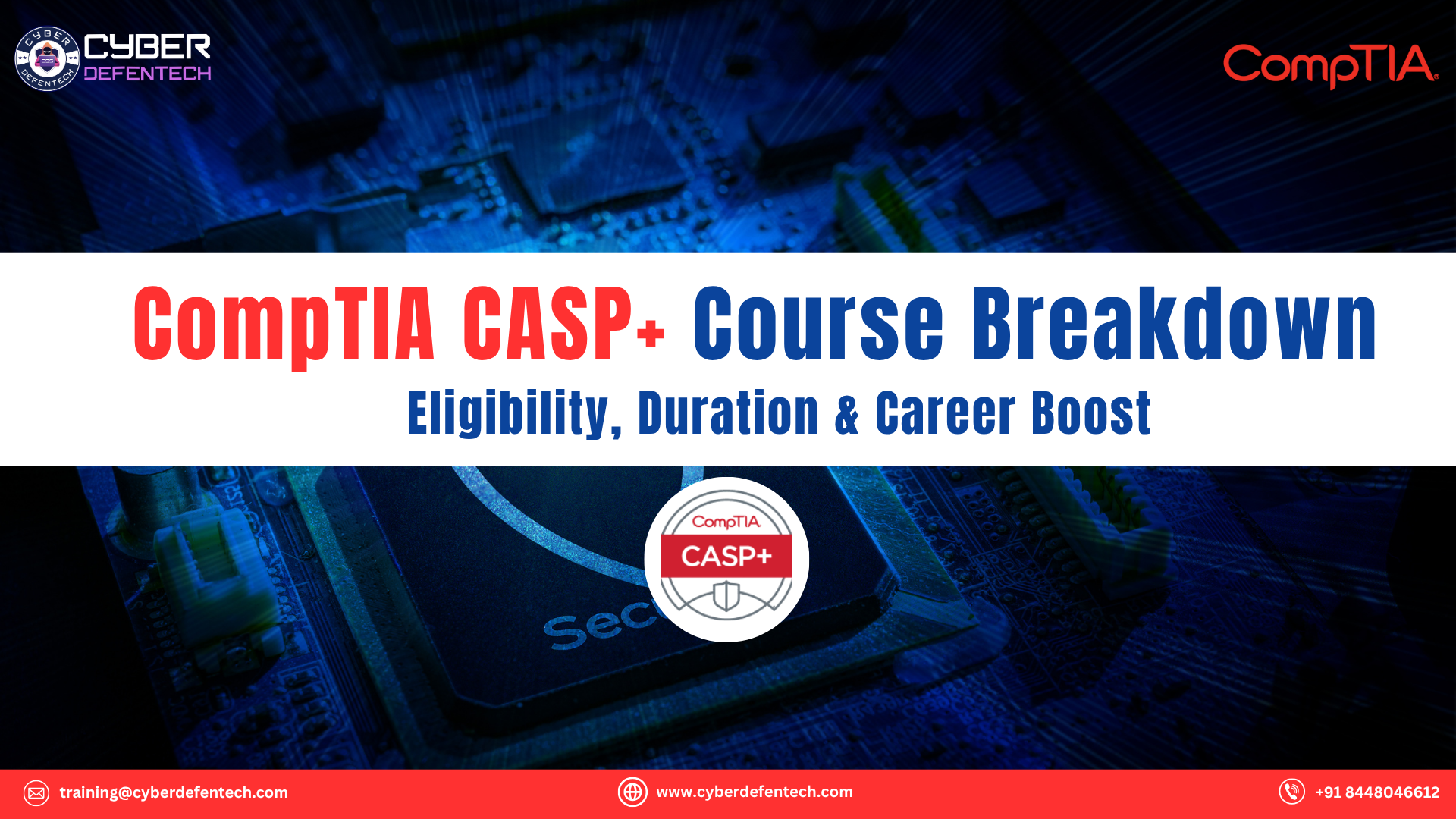 CompTIA CASP+ Course Breakdown: !