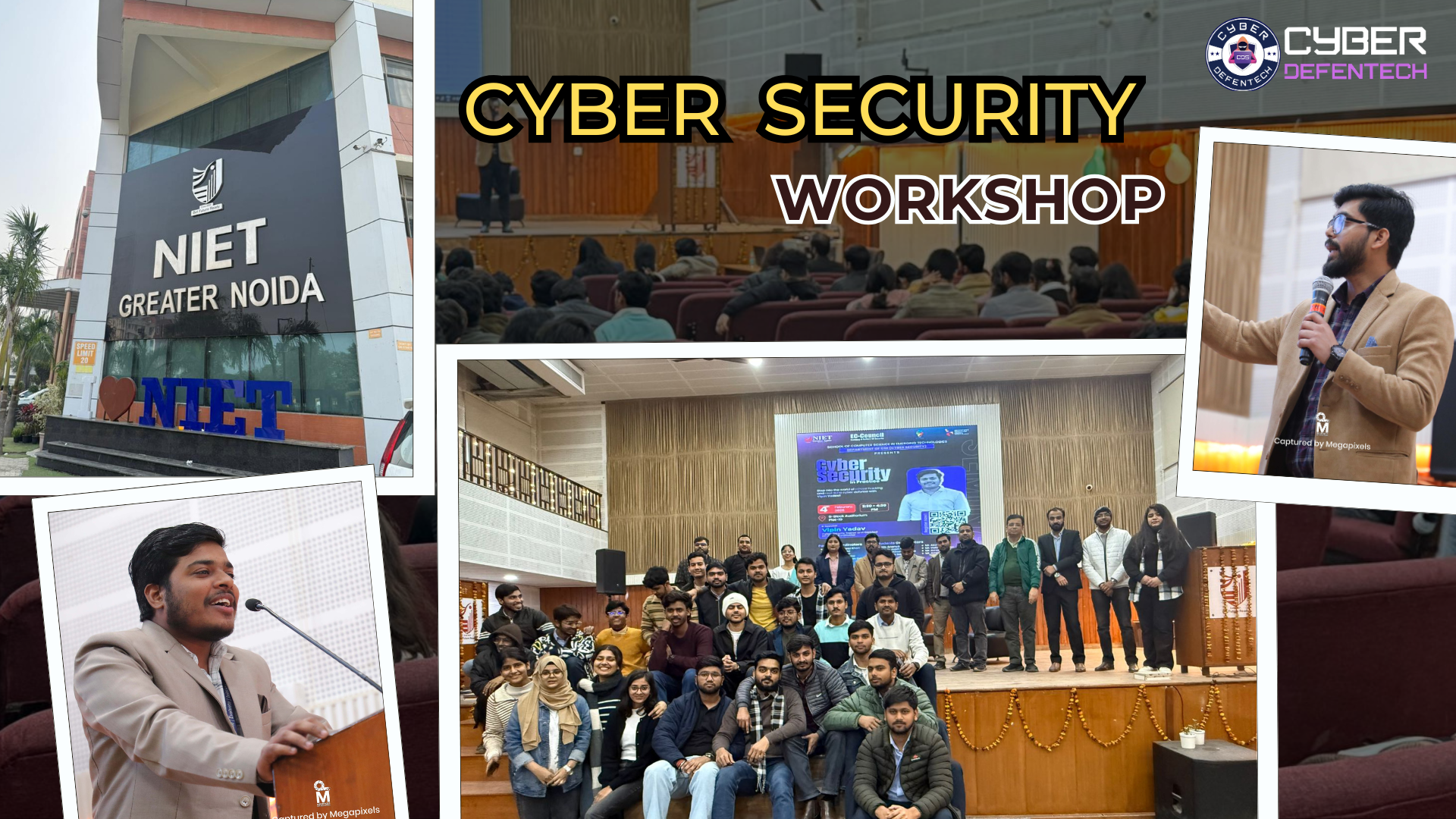 Cybersecurity Workshop at NIET by Cyber Defentech !