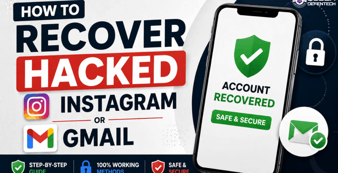 Recover hacked instagram or gmail