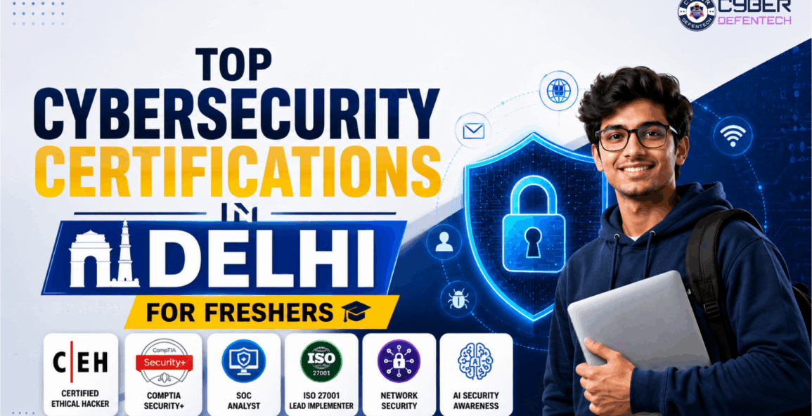 Top Cybersecurity Certifications in Delhi for Freshers