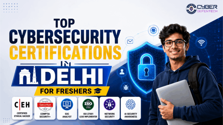 Top Cybersecurity Certifications in Delhi for Freshers: Complete Career Guide