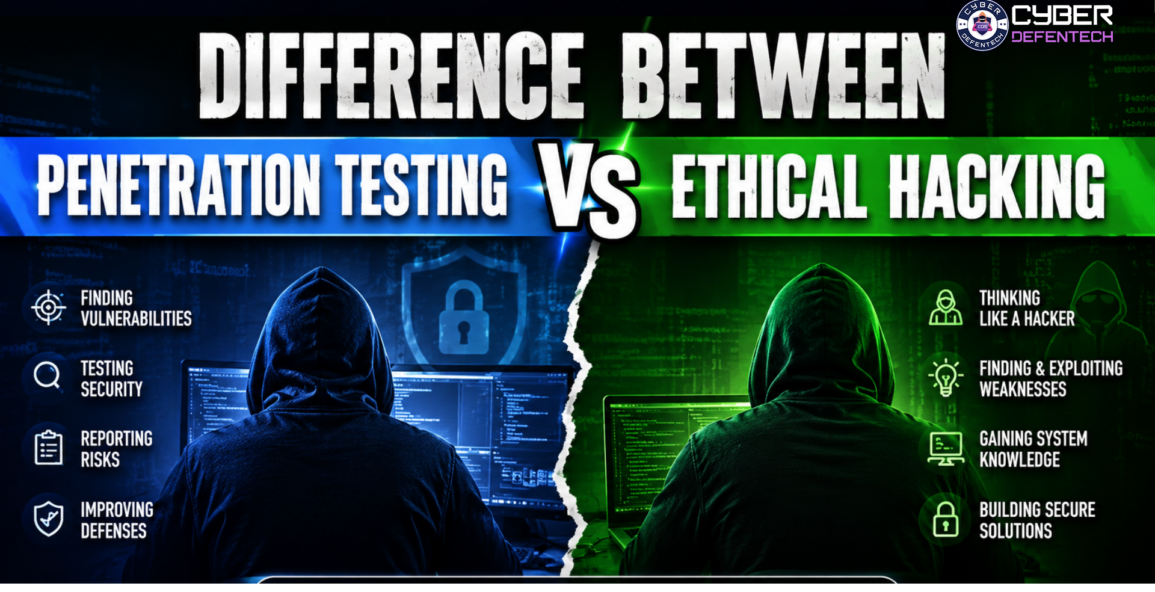 Ethical Hacking vs Penetration Testing