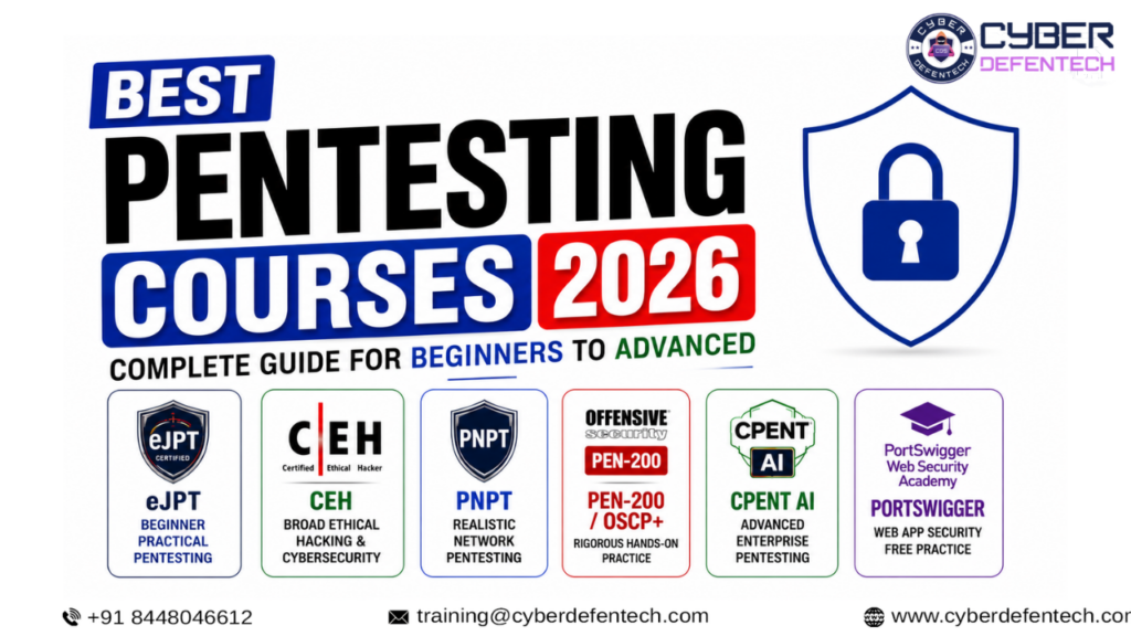 Best Pentesting Courses 2026 for Cybersecurity Professionals