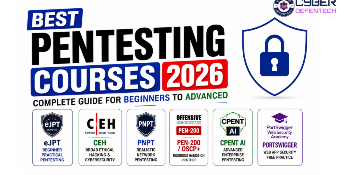 Best Pentesting Courses 2026 for Cybersecurity Professionals